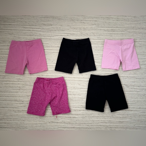 DORI CREATIONS Girls Bike Shorts Cartwheel Shorts - Lot of 5 Pairs - Size 5/6 - Picture 1 of 2